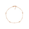Diamond Marquise Bezels and Beads Bracelet