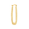 Square Laser Hoop Earrings