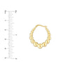 Bead Hoop Earrings