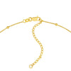 Beaded Chain Lariat Necklace