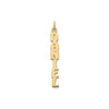 Hobo Extra Font Name Plate Charms