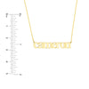 5mm Typewriter Font Nameplate Necklace