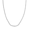 5-1/3tcw Diamond Bezel Graduated Tennis Necklace