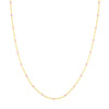Pink Enamel Bead Saturn Chain