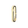 1/20tcw Diamond Black Enamel Oblong Push Lock