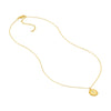 Cross Cutout Beaded Medallion Necklace