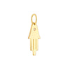 Hamsa Hand Charm with 1pt Diamond