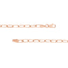 3.1mm Paper Clip Chain with Lobster Lock