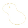 Sterling Silver/Plated Adjustable Wheat Chain