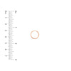 14.25mm Square Wire Hoop Earrings