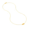 2mm Tube Love Knot Necklace