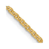 14K 1.7mm Flat Cable Chain