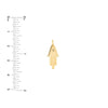 Hamsa Hand Charm with 1pt Diamond