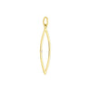Open Marquise Pendant with 1pt Diamond