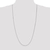 14K White Gold 1.2mm Box Chain