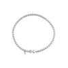 Sterling Silver Polished Bead Stretch Bracelet