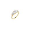 14K Yellow 6.5 mm Round Engagement Ring Mounting