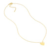 Heart with Cutout Adjustable Necklace