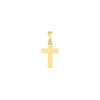 3D Cross Pendant with Design Back