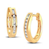 14K 0.15Ct Diamond Earring