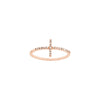Sideways Cross Ring with 1/6tcw Diamond