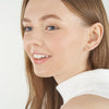 4.5mm Flat Round Pebble Stud Earrings