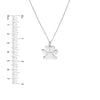 Plated Sterling Silver Engravable Paw Necklace