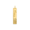 Vertical Signature and Fingerprint Charm