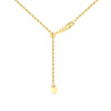 Adjustable Rope Chain Necklace with Slider