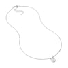 Sterling Silver Angel Emoji Adjustable Necklace