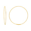 40mm Endless Wire Hoop Earrings