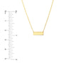 So You Mini Engravable Bar Adjustable Necklace
