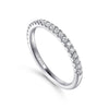 White Plated Alloy Matching Wedding Band