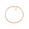 Sterling Silver Diamond-Cut Beads Adjustable Bracelet