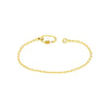 Men's Oval Twist Barrel Lock Bead Bracelet