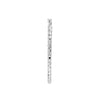 Sterling Silver Diamond-Cut Oval Hoop Earrings