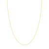 1.15mm Square Wheat Chain with Slider Bead