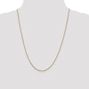 14K .8mm D/C Quadra Wheat Chain