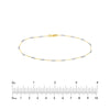 0.8mm Two-Tone Designer Twist Chain with Lobster Lock