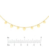 Alternating Hearts Bead Chain Choker