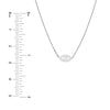 Mini Evil Eye Cutout Adjustable Necklace
