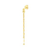 Bead Hammered Forzentina Dangle Earrings