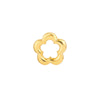 Open Flower Stud Earrings