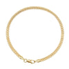 2 Row Hollow Wheat Chain Bracelet