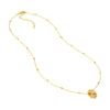 Love Knot Pendant Station Neck Adj LL