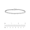 1-7/8tcw Diamond &amp; Marquise Station Bracelet