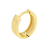 3.5mm Oval Hoop Earrings