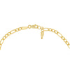 3.25mm Kid's Initial ID Bracelet on Figaro Chain LL