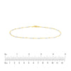 Two-tone Singapore Flat Saturn Chain