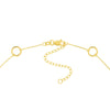 Open Disc Stations Adjustable Necklace